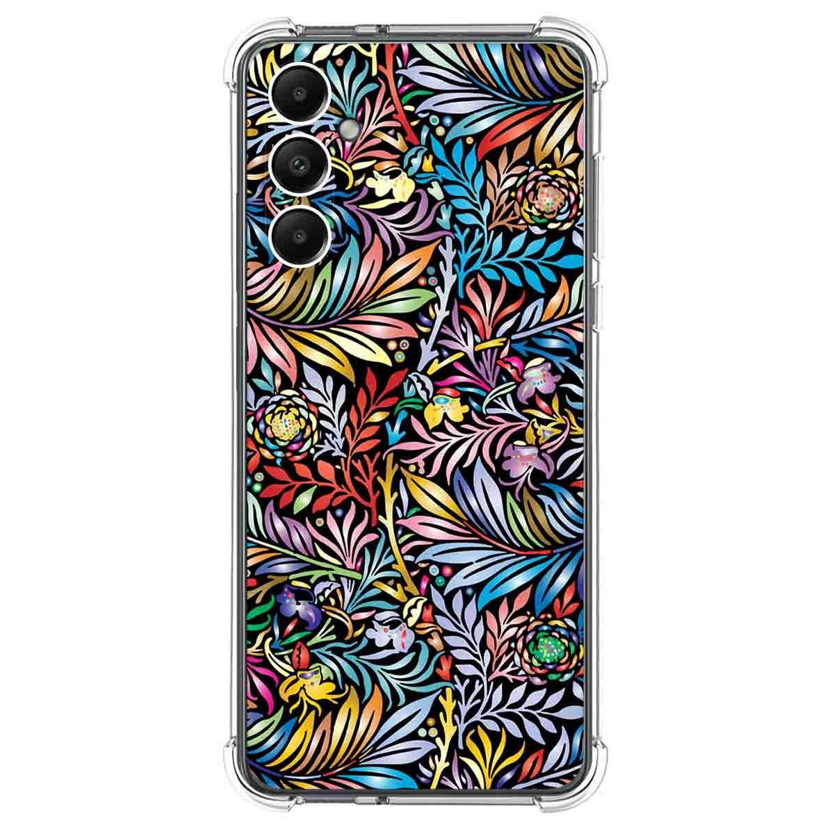 Funda Silicona Antigolpes para Samsung Galaxy A05s diseño Flores 04 Dibujos