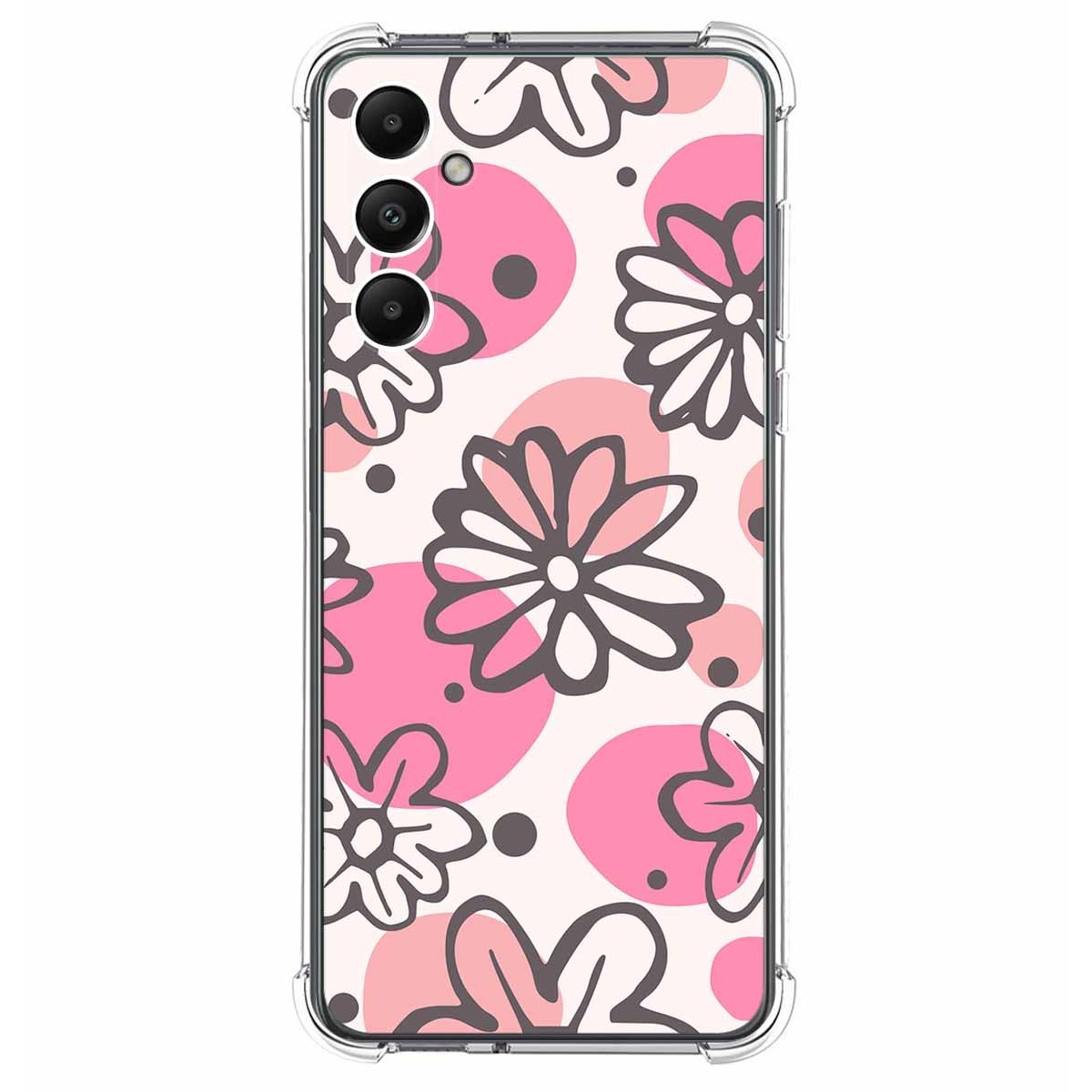 Funda Silicona Antigolpes para Samsung Galaxy A05s diseño Flores 09 Dibujos