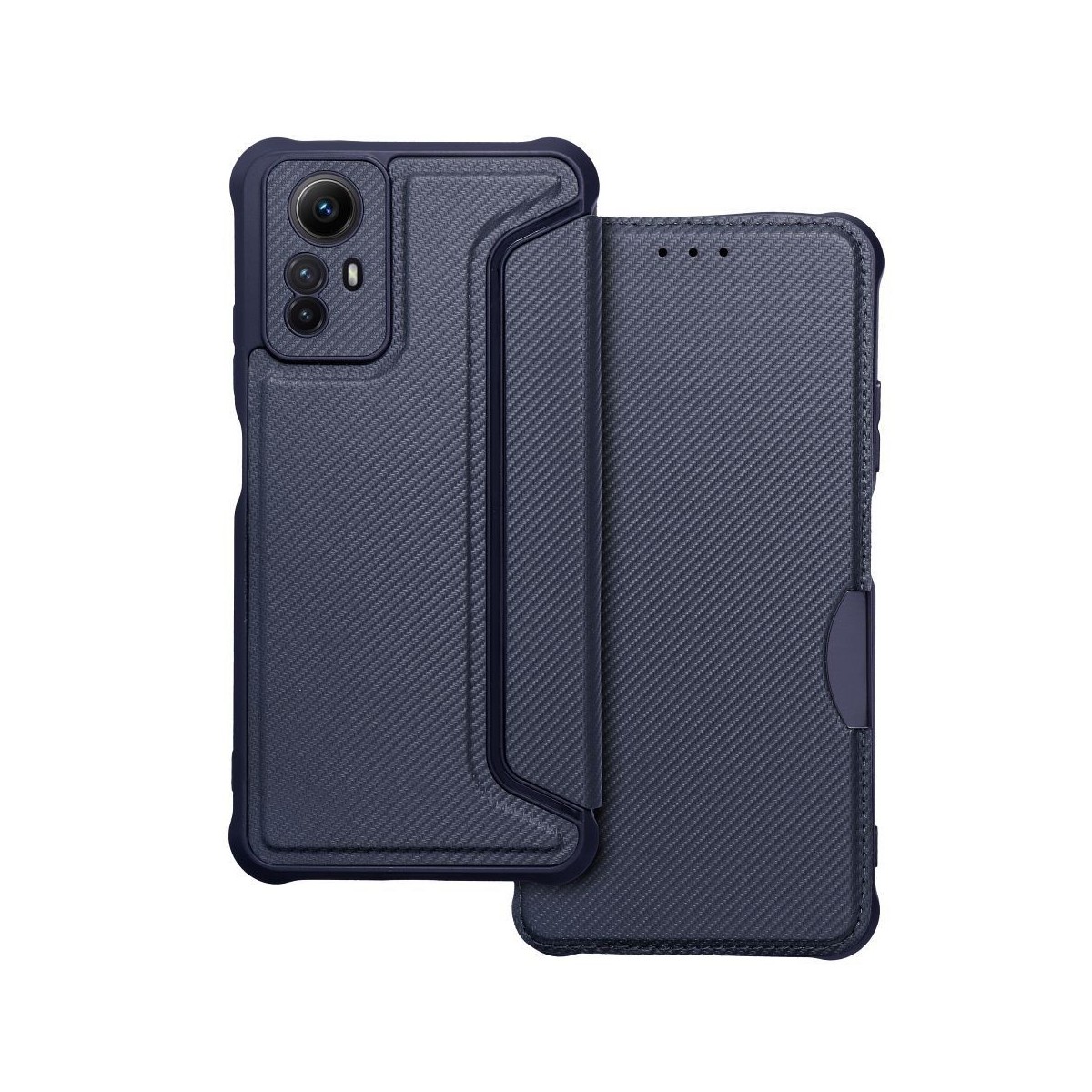 Funda Libro Magnética Antigolpes para Xiaomi Redmi Note 12S color Azul