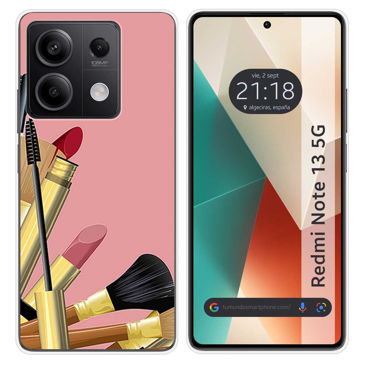 Funda móvil - Xiaomi Redmi Note 13 5G TUMUNDOSMARTPHONE, Xiaomi, Xiaomi  Redmi Note 13 5G, Rosa