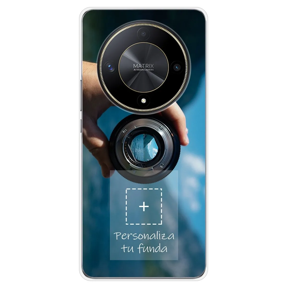 Personaliza tu Funda Silicona Gel Tpu Transparente con tu Fotografia para Huawei Honor Magic 6 Lite 5G Dibujo Personalizada