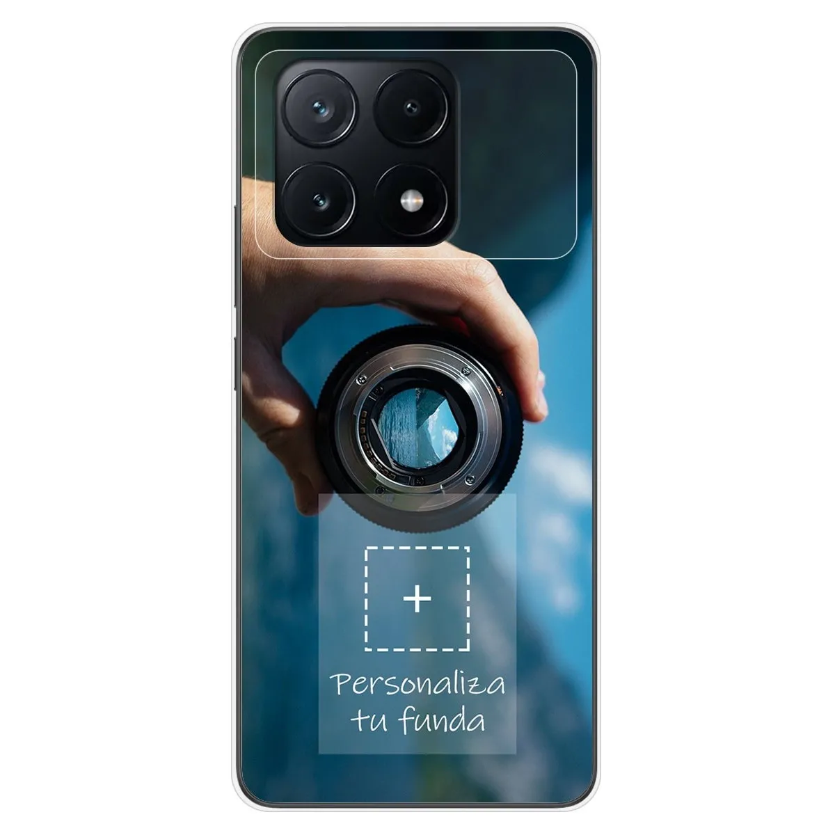 Personaliza tu Funda Silicona Gel Tpu Transparente con tu Fotografia para Xiaomi Poco X6 Pro 5G Dibujo Personalizada
