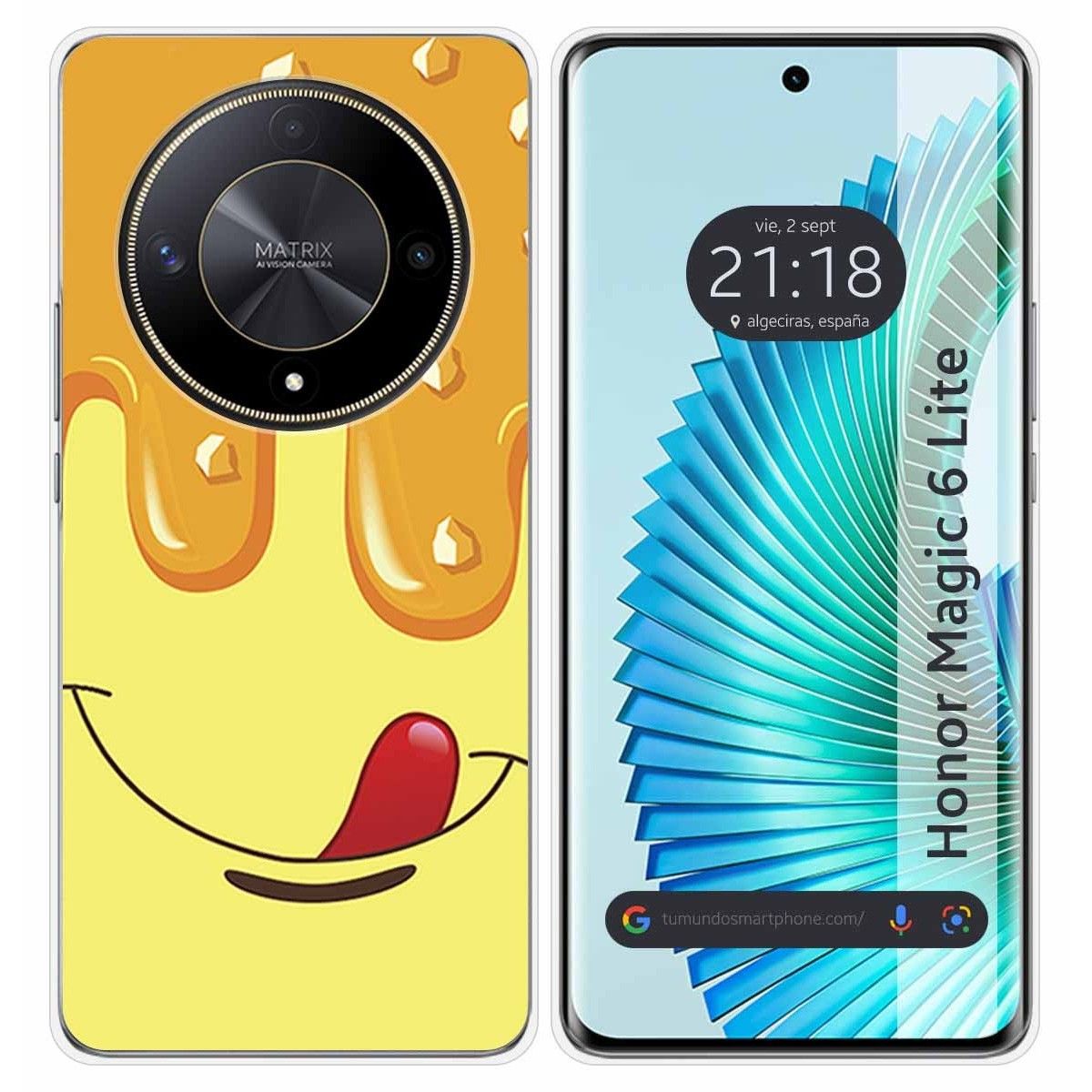 Funda Silicona para Huawei Honor Magic 6 Lite 5G diseño Helado Vainilla Dibujos