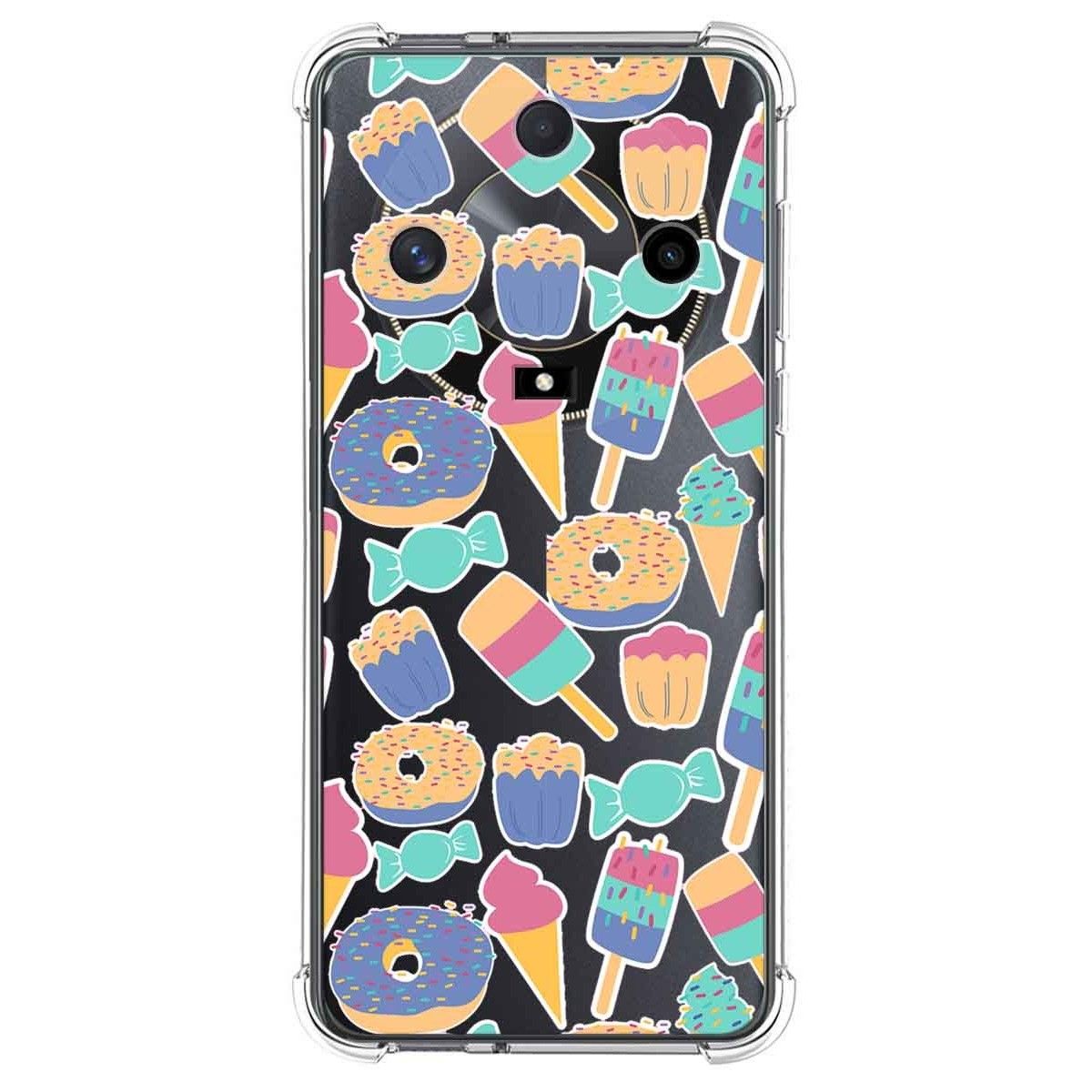 Funda Silicona Antigolpes para Huawei Honor Magic 6 Lite 5G diseño Dulces 02 Dibujos