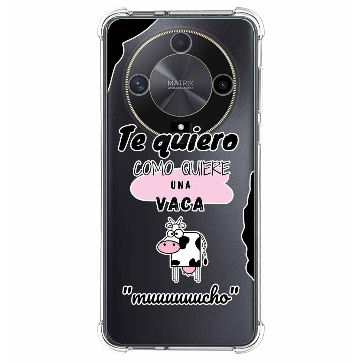 Funda Silicona Antigolpes para Huawei Honor Magic 6 Lite 5G diseño Vaca Dibujos