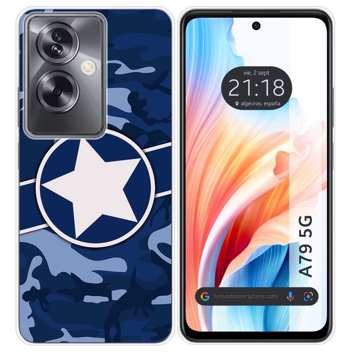 Funda Silicona para Oppo A79 5G diseño Camuflaje 03 Dibujos