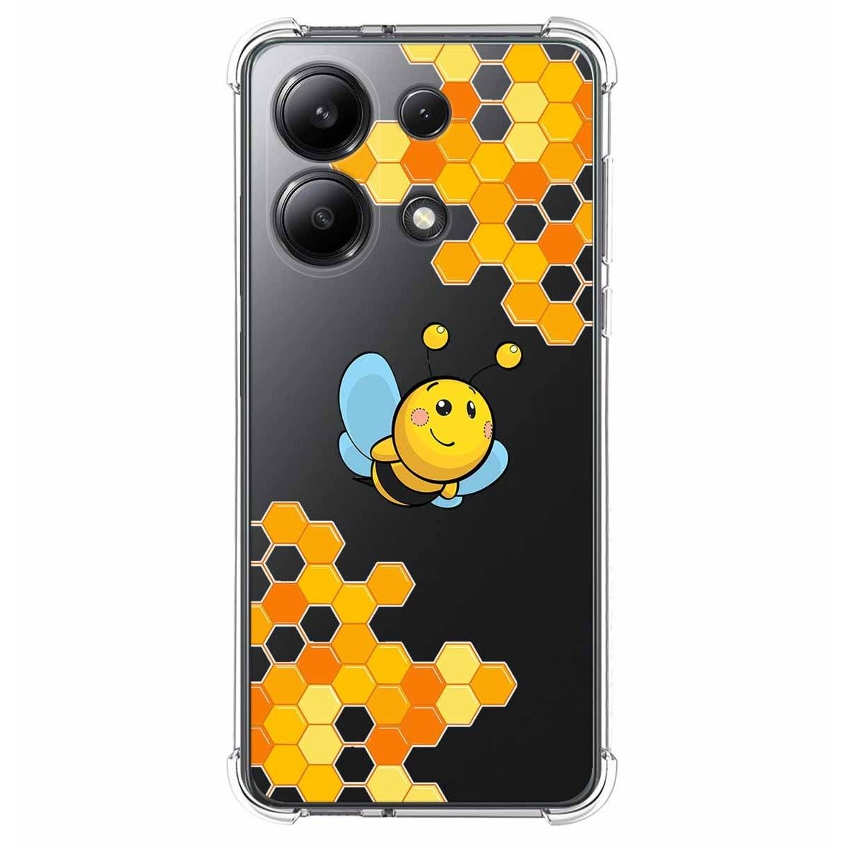 Funda Silicona Antigolpes para Xiaomi Redmi Note 13 4G diseño Abeja Dibujos