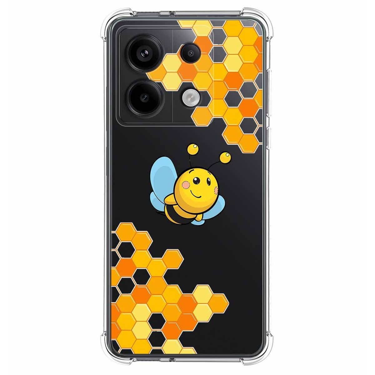 Funda Silicona Antigolpes para Xiaomi Redmi Note 13 Pro 5G diseño Abeja Dibujos