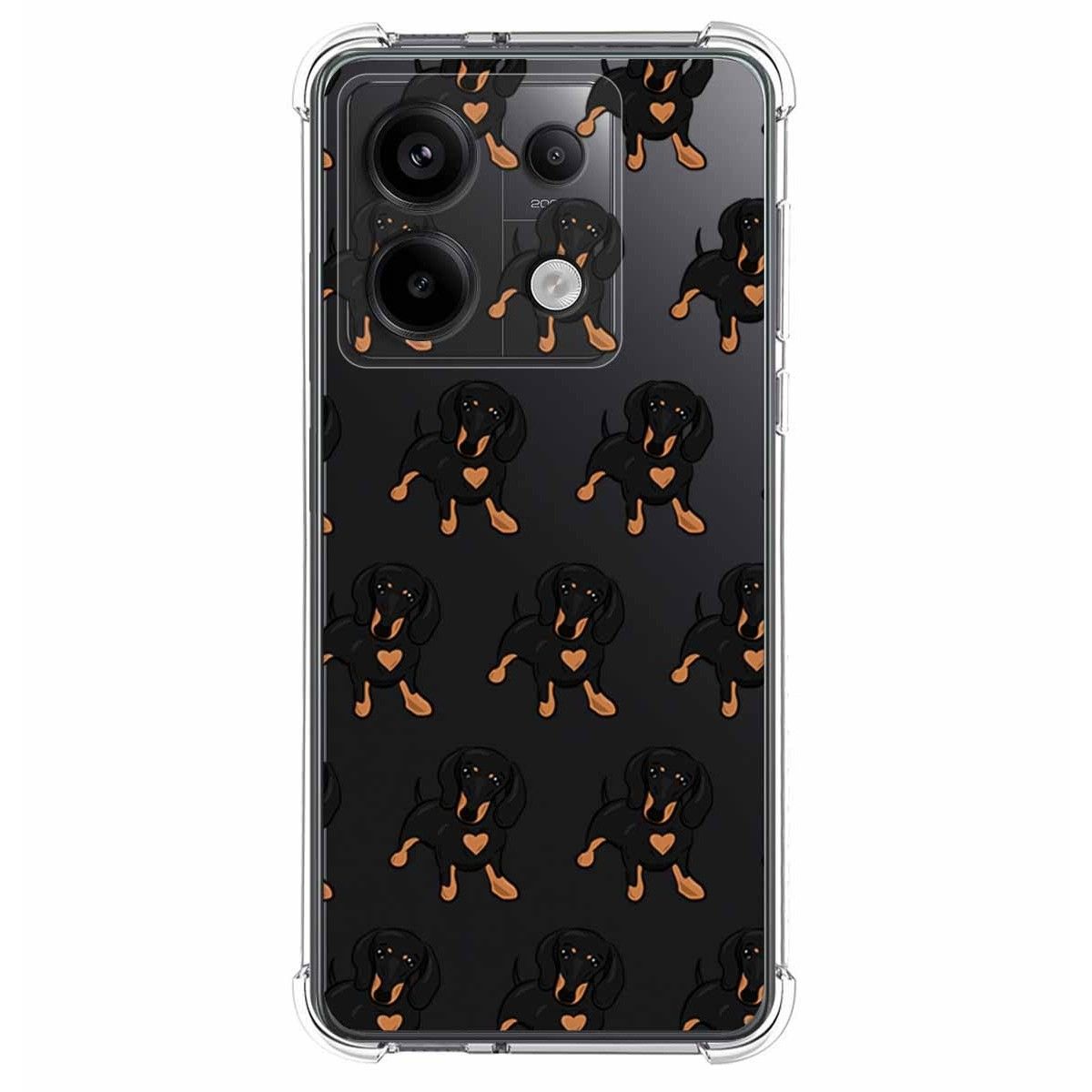 Funda Silicona Antigolpes para Xiaomi Redmi Note 13 Pro 5G diseño Perros 10 Dibujos