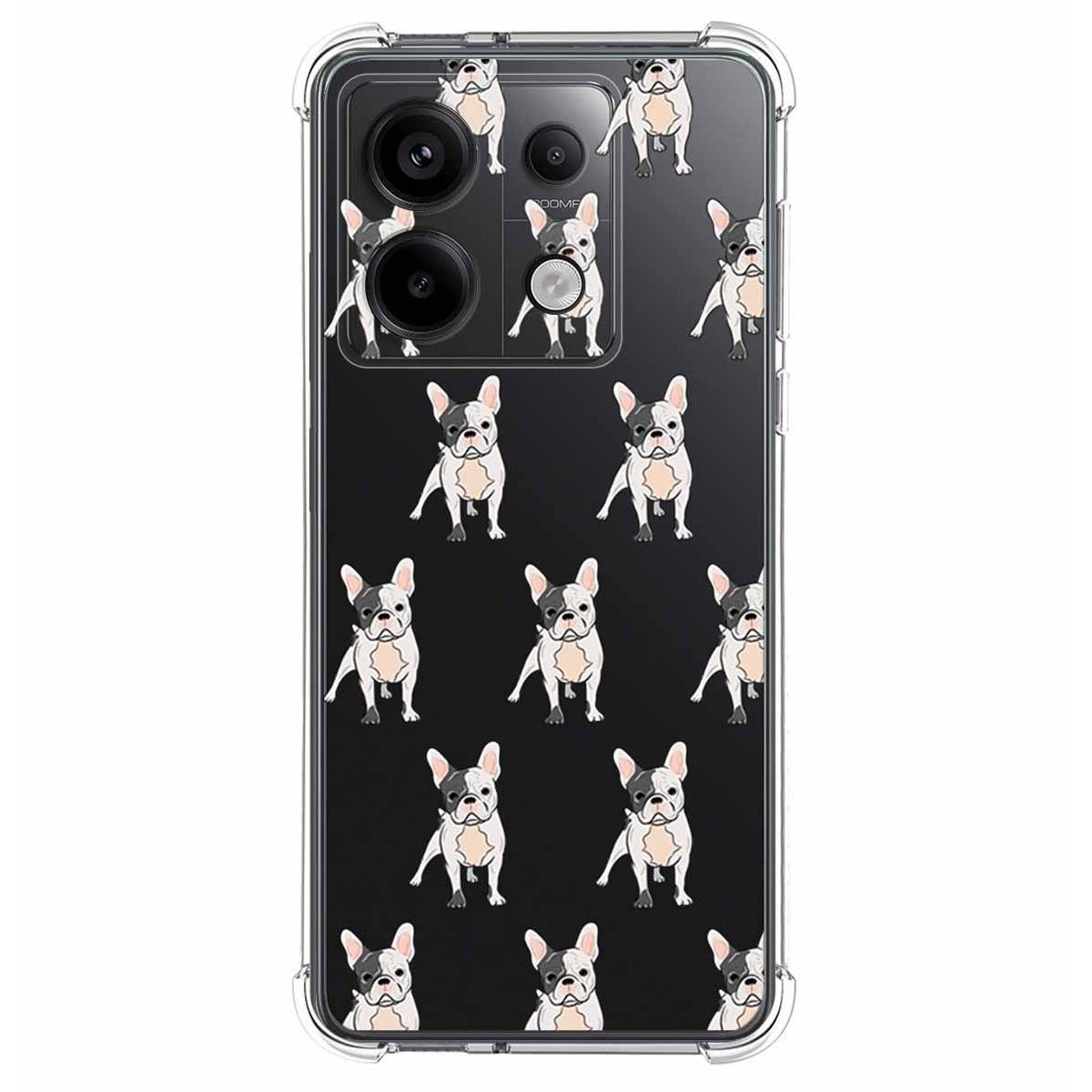 Funda Silicona Antigolpes para Xiaomi Redmi Note 13 Pro 5G diseño Perros 12 Dibujos