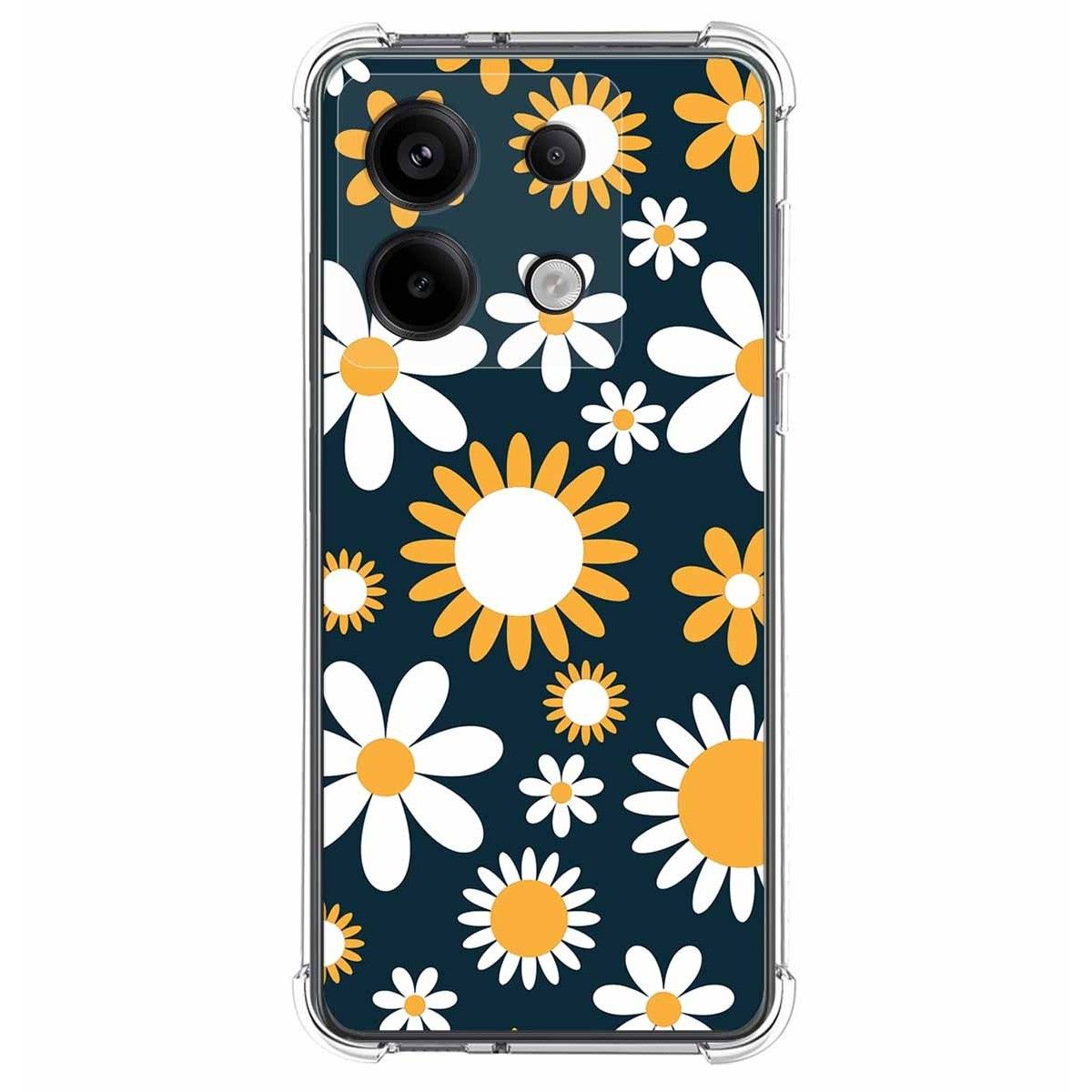 Funda Silicona Antigolpes para Xiaomi Poco X6 5G diseño Flores 08 Dibujos