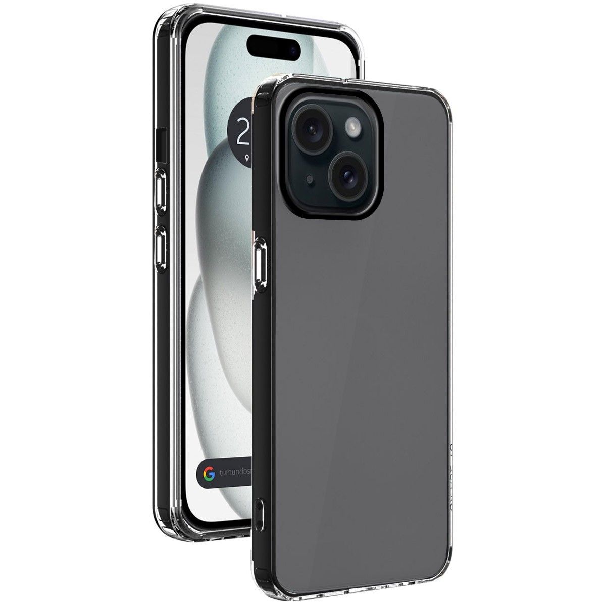 Funda Híbrida (PC + Tpu) Transparente para Iphone 15 Plus (6.7)