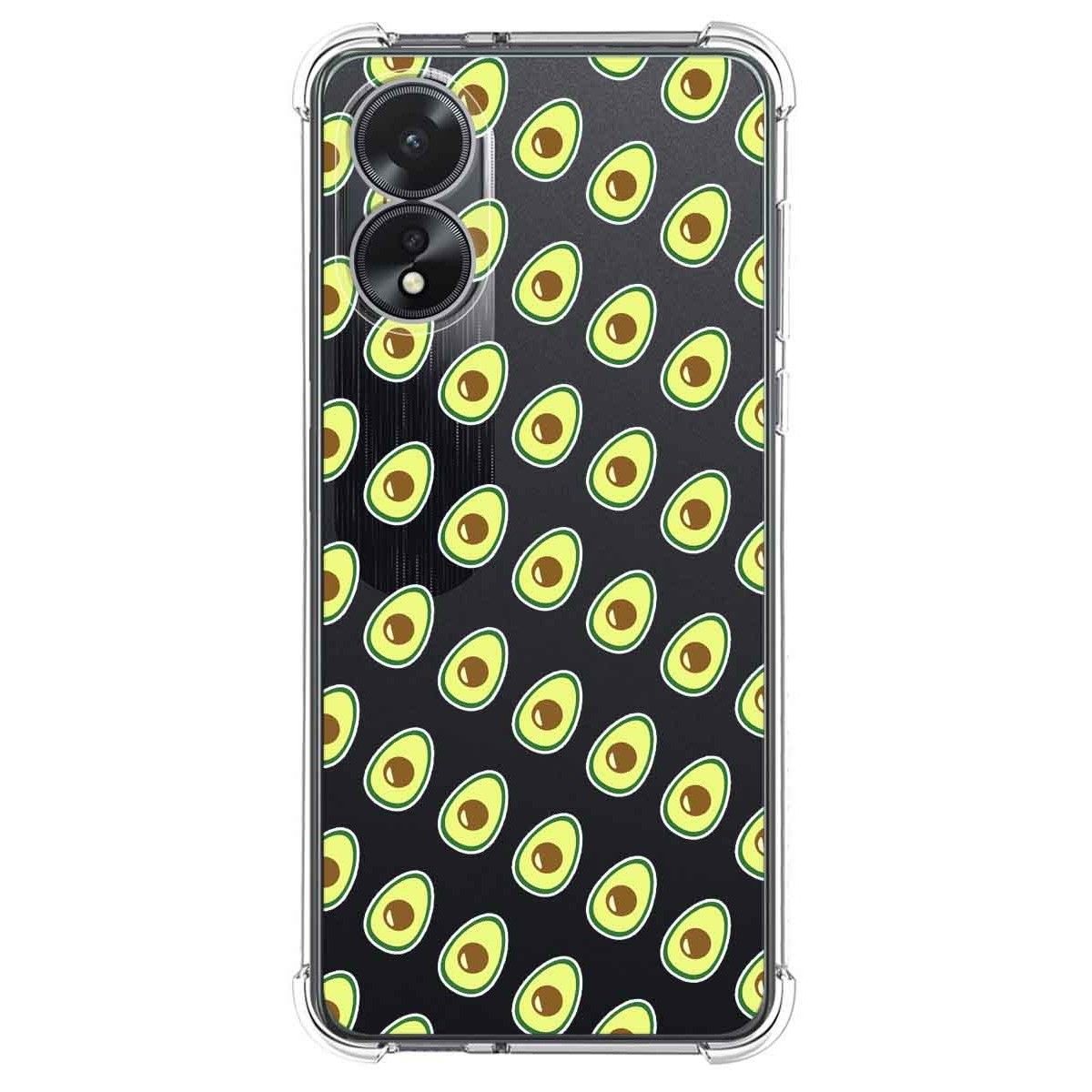 Funda Silicona Antigolpes para Oppo A18 diseño Aguacate Dibujos