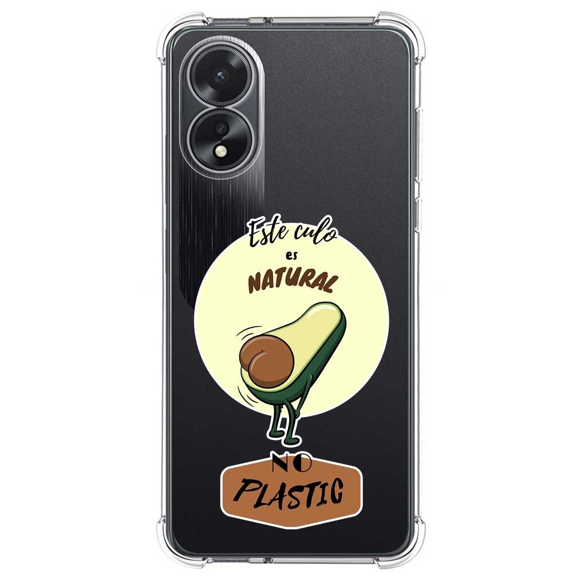 Funda Silicona Antigolpes para Oppo A18 diseño Culo Natural Dibujos