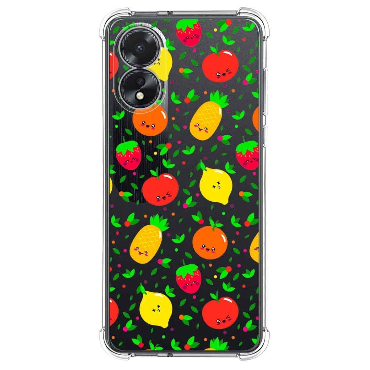 Funda Silicona Antigolpes para Oppo A18 diseño Frutas 01 Dibujos