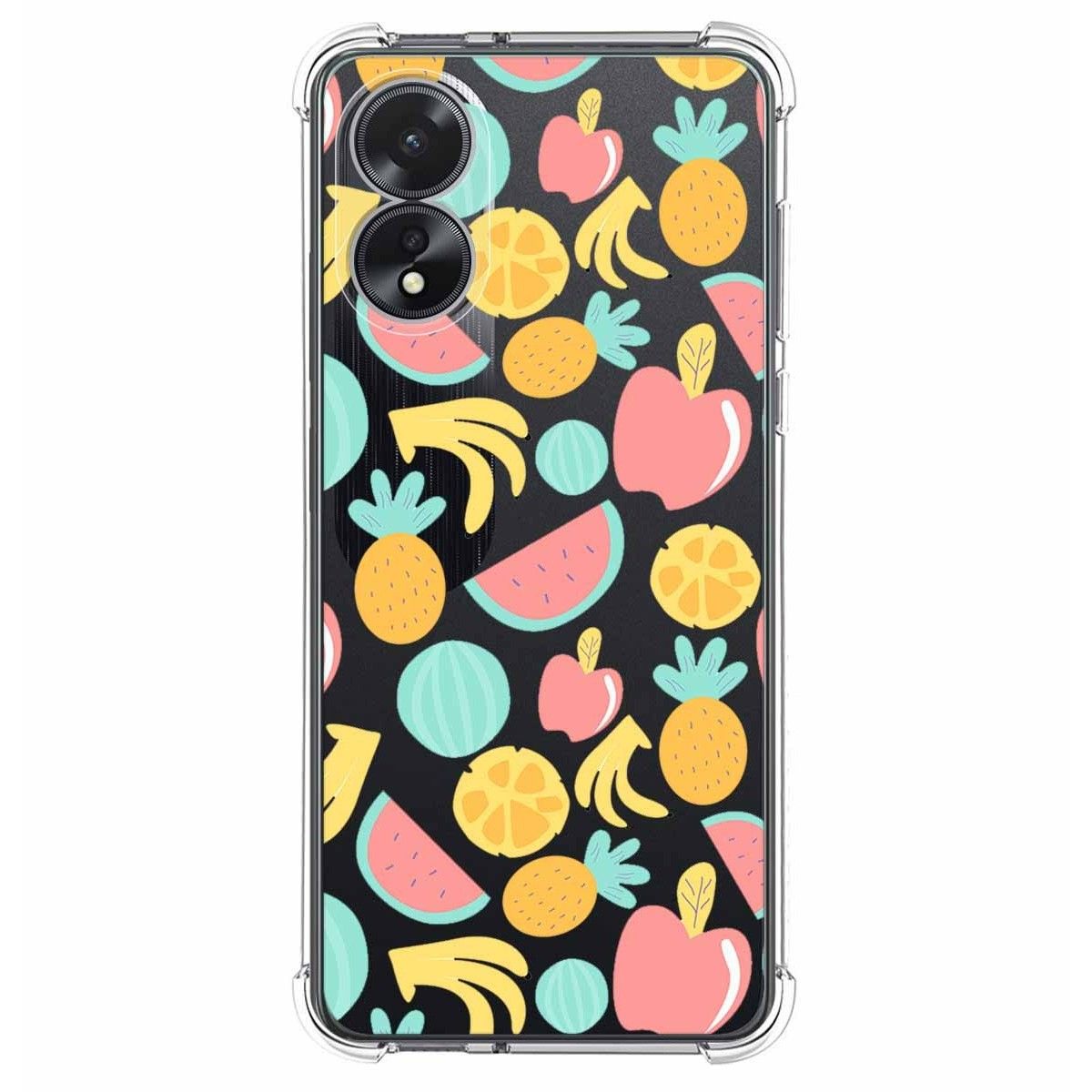 Funda Silicona Antigolpes para Oppo A18 diseño Frutas 02 Dibujos