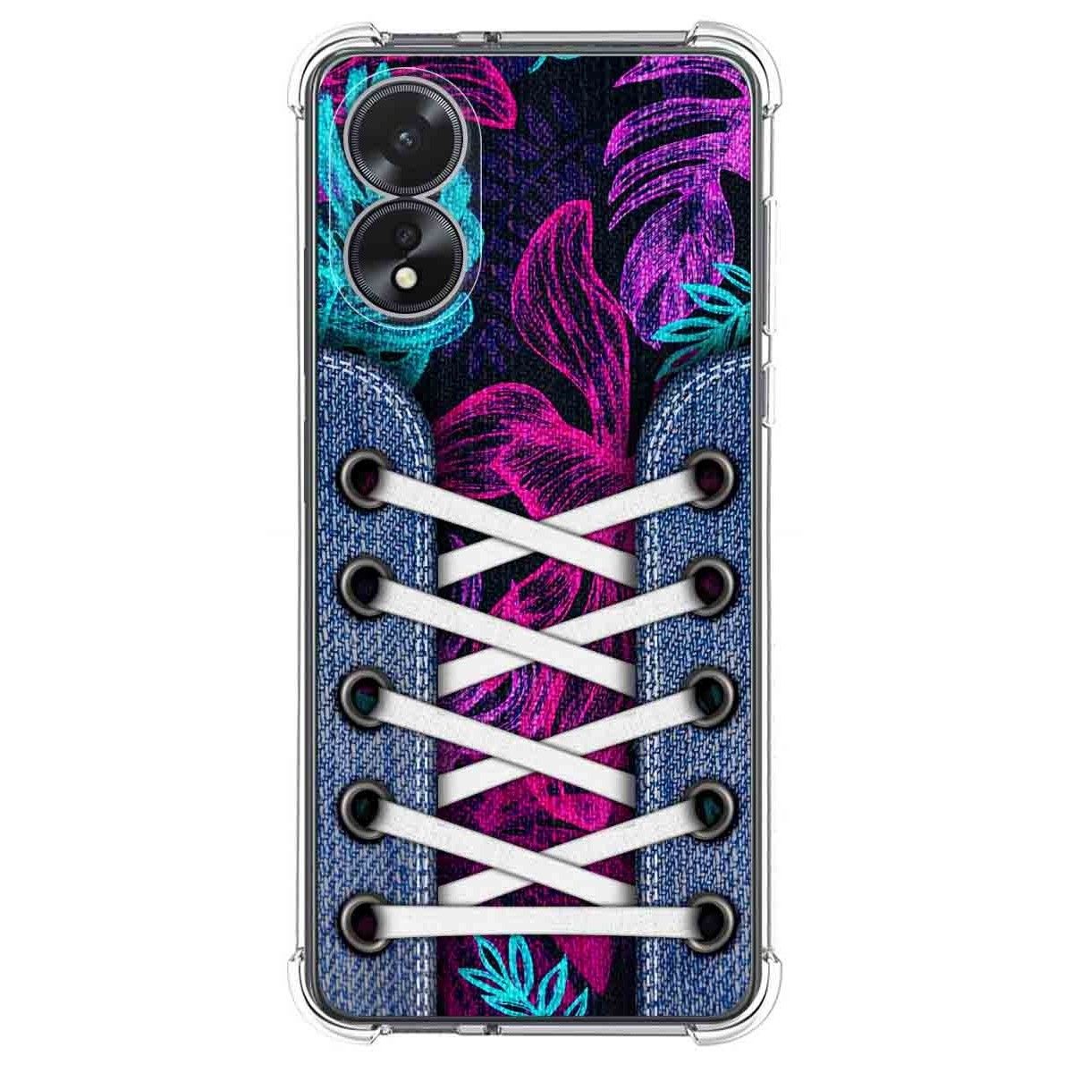 Funda Silicona Antigolpes para Oppo A18 diseño Zapatillas 07 Dibujos