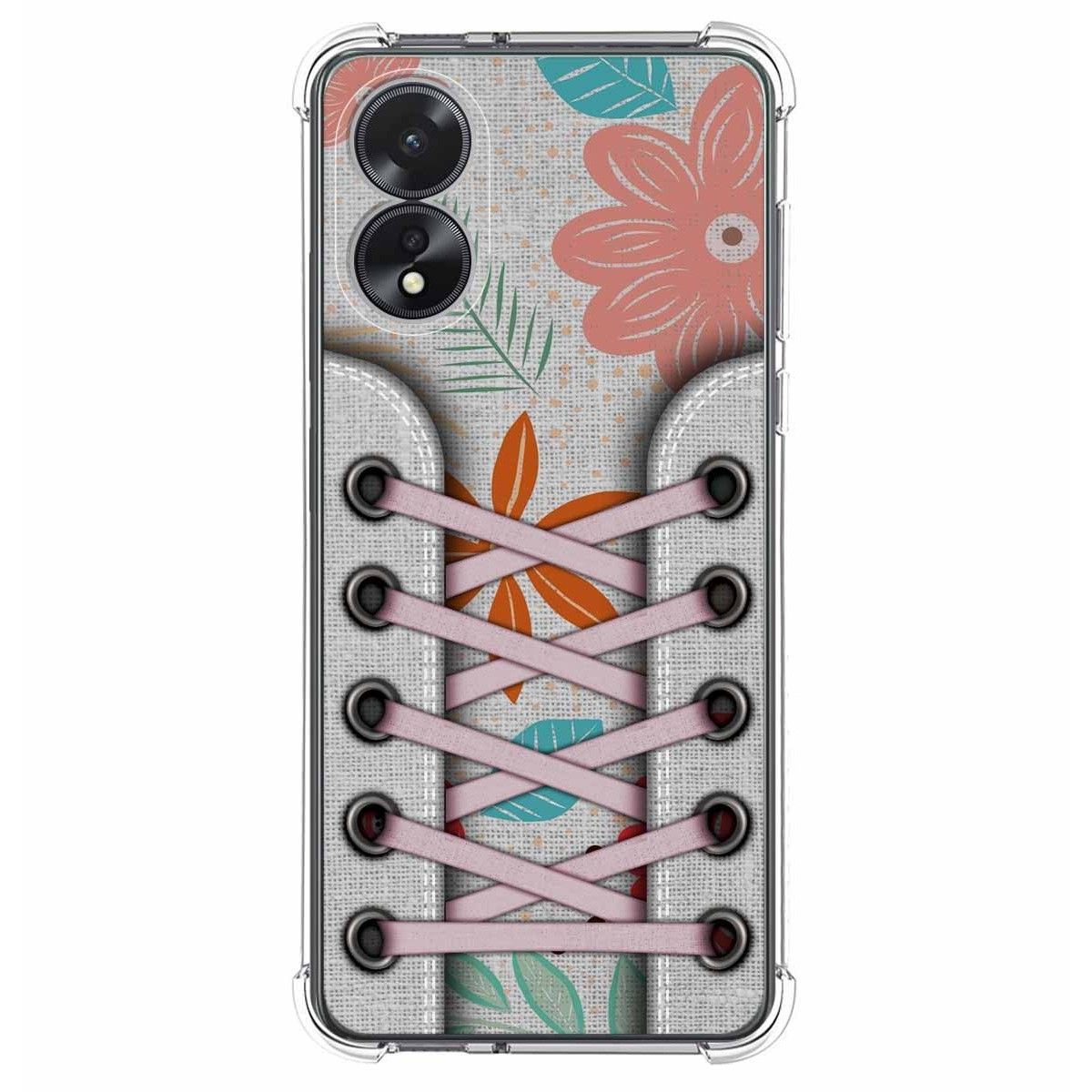 Funda Silicona Antigolpes para Oppo A18 diseño Zapatillas 09 Dibujos