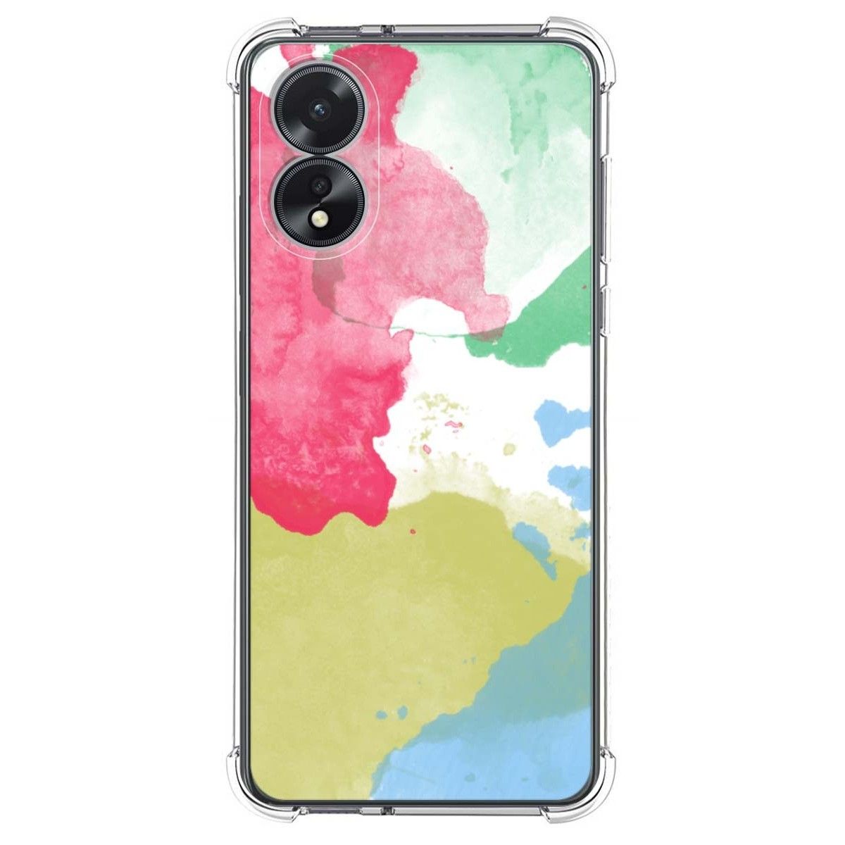 Funda Silicona Antigolpes para Oppo A18 diseño Acuarela 02 Dibujos