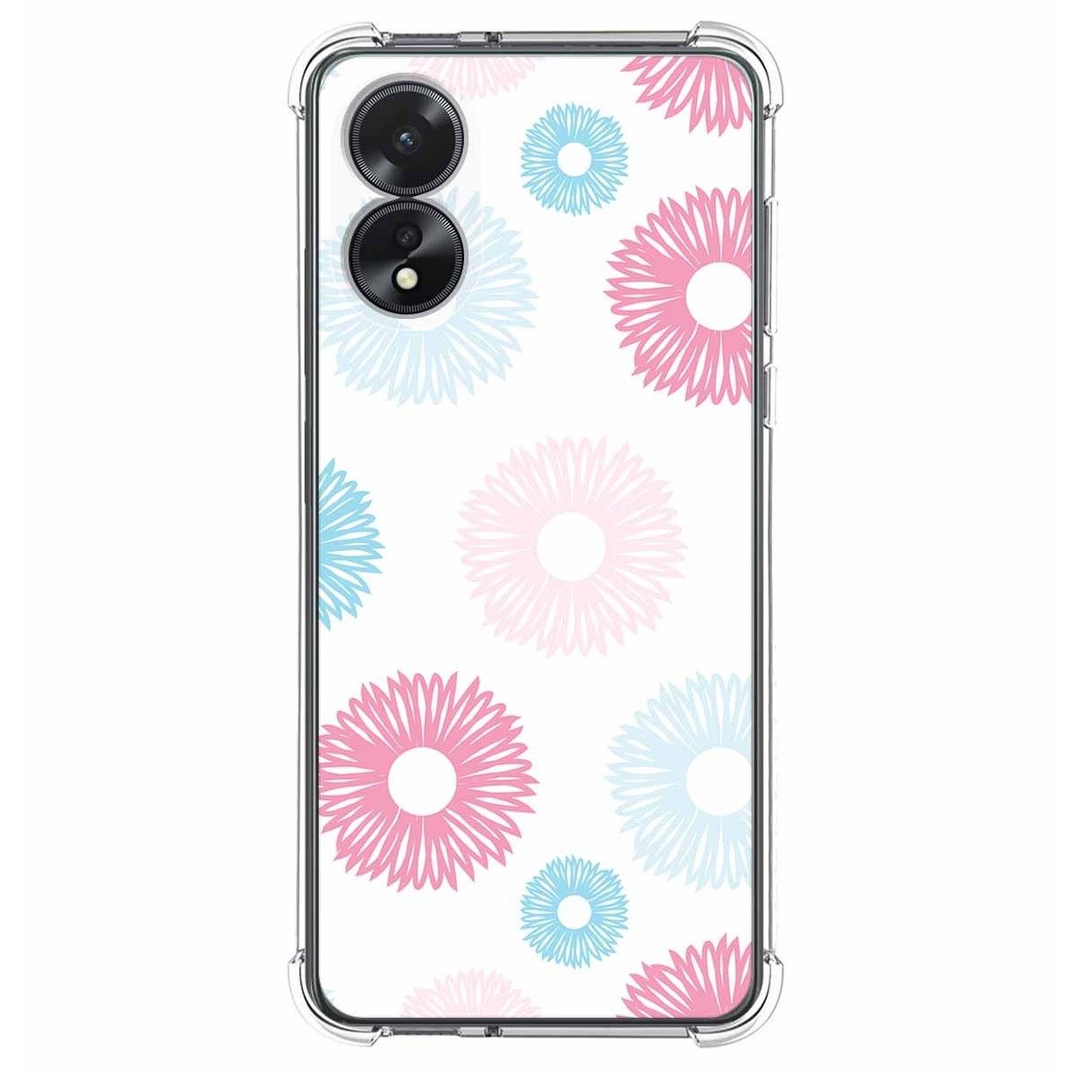 Funda Silicona Antigolpes para Oppo A18 diseño Flores 06 Dibujos