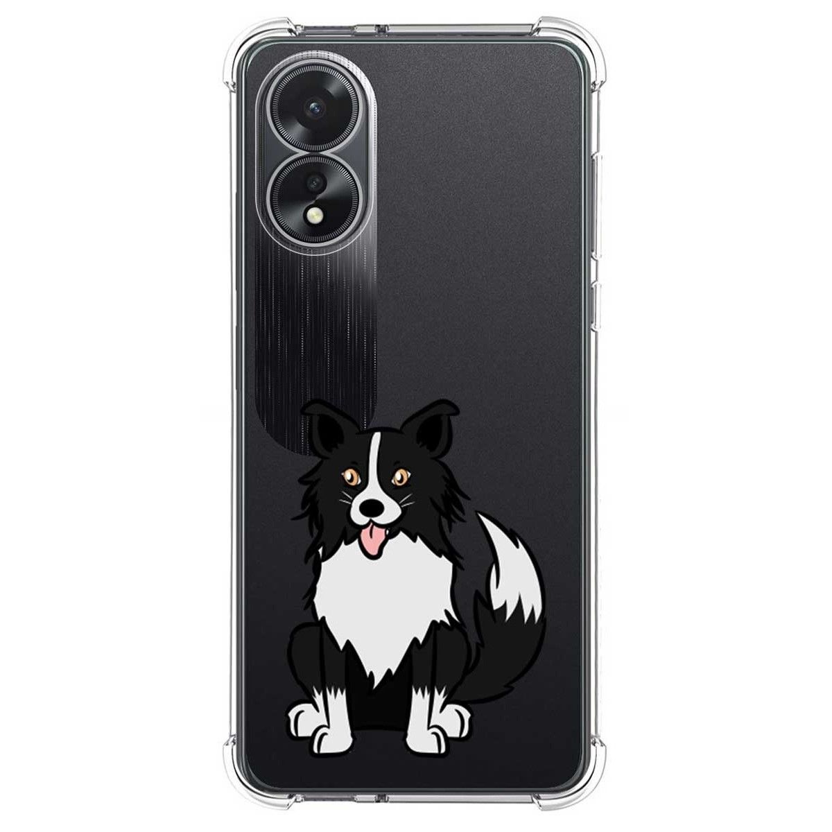 Funda Silicona Antigolpes para Oppo A18 diseño Perros 01 Dibujos