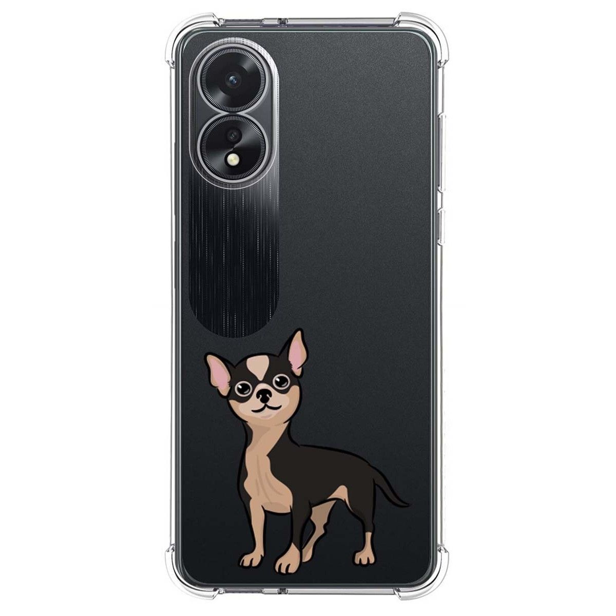 Funda Silicona Antigolpes para Oppo A18 diseño Perros 05 Dibujos