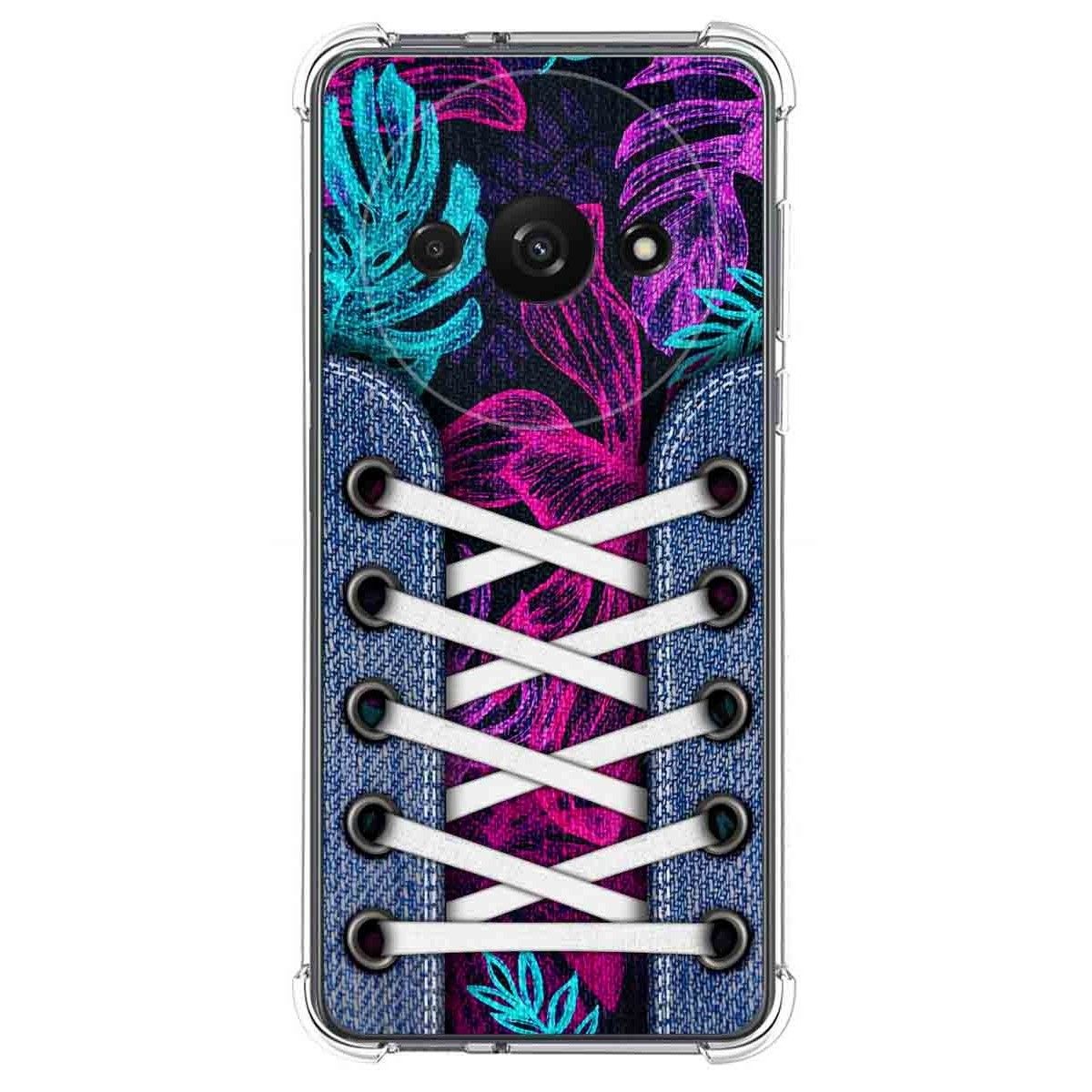 Funda Silicona Antigolpes para Xiaomi Redmi A3 diseño Zapatillas 07 Dibujos