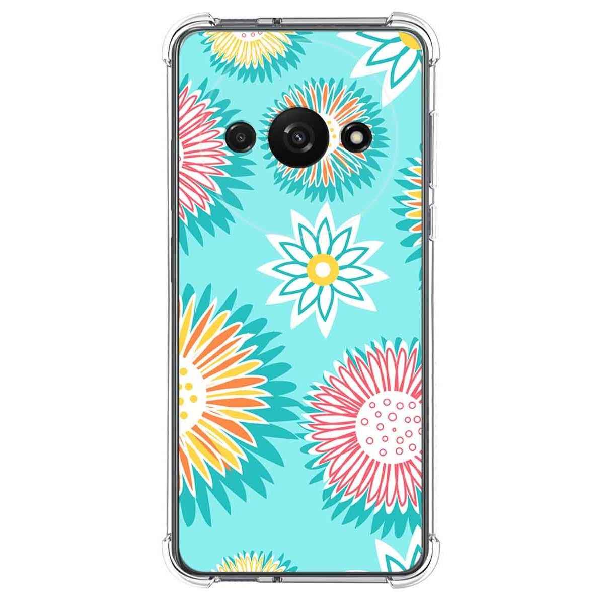 Funda Silicona Antigolpes para Xiaomi Redmi A3 diseño Flores 05 Dibujos