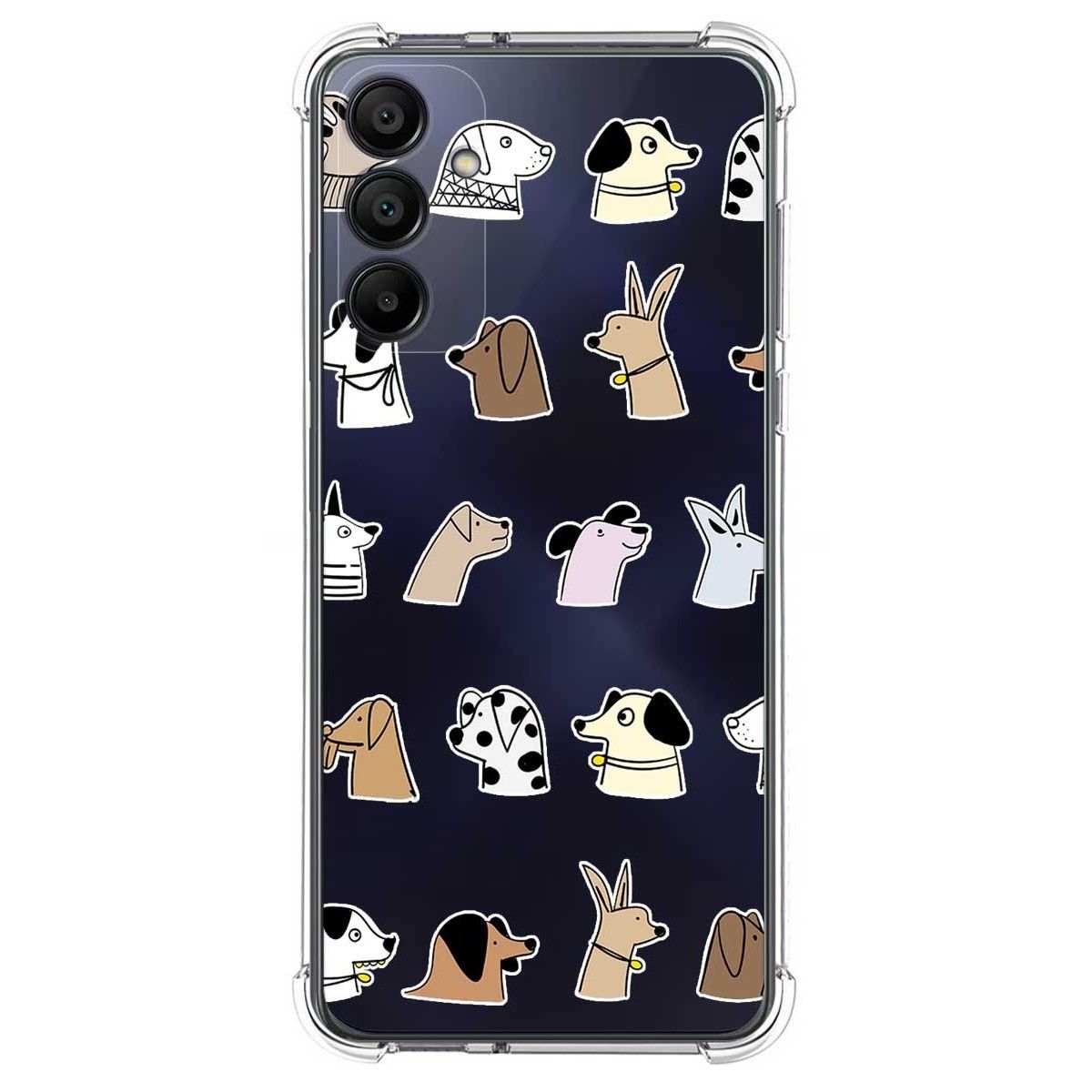 Funda Silicona Antigolpes para Samsung Galaxy S24+ Plus 5G diseño Perros Dibujos