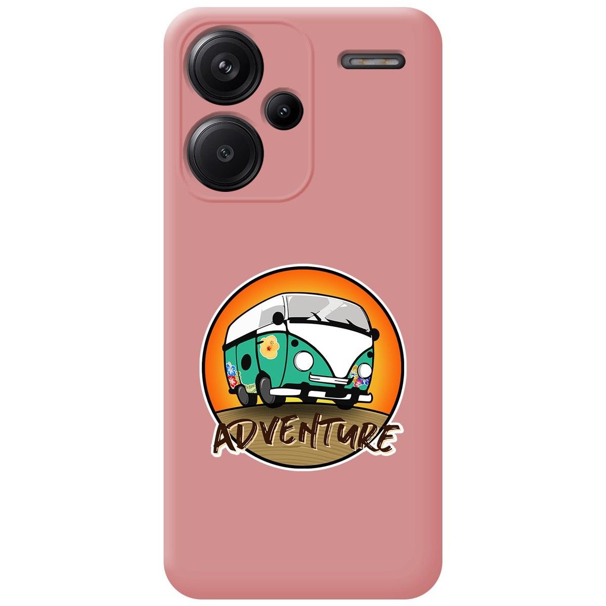 Funda Silicona Líquida Rosa para Xiaomi Redmi Note 13 Pro+ Plus 5G diseño Adventure Dibujos