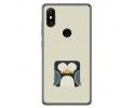Funda Gel Tpu para Xiaomi Mi Mix 2S Diseño Pingüino Dibujos
