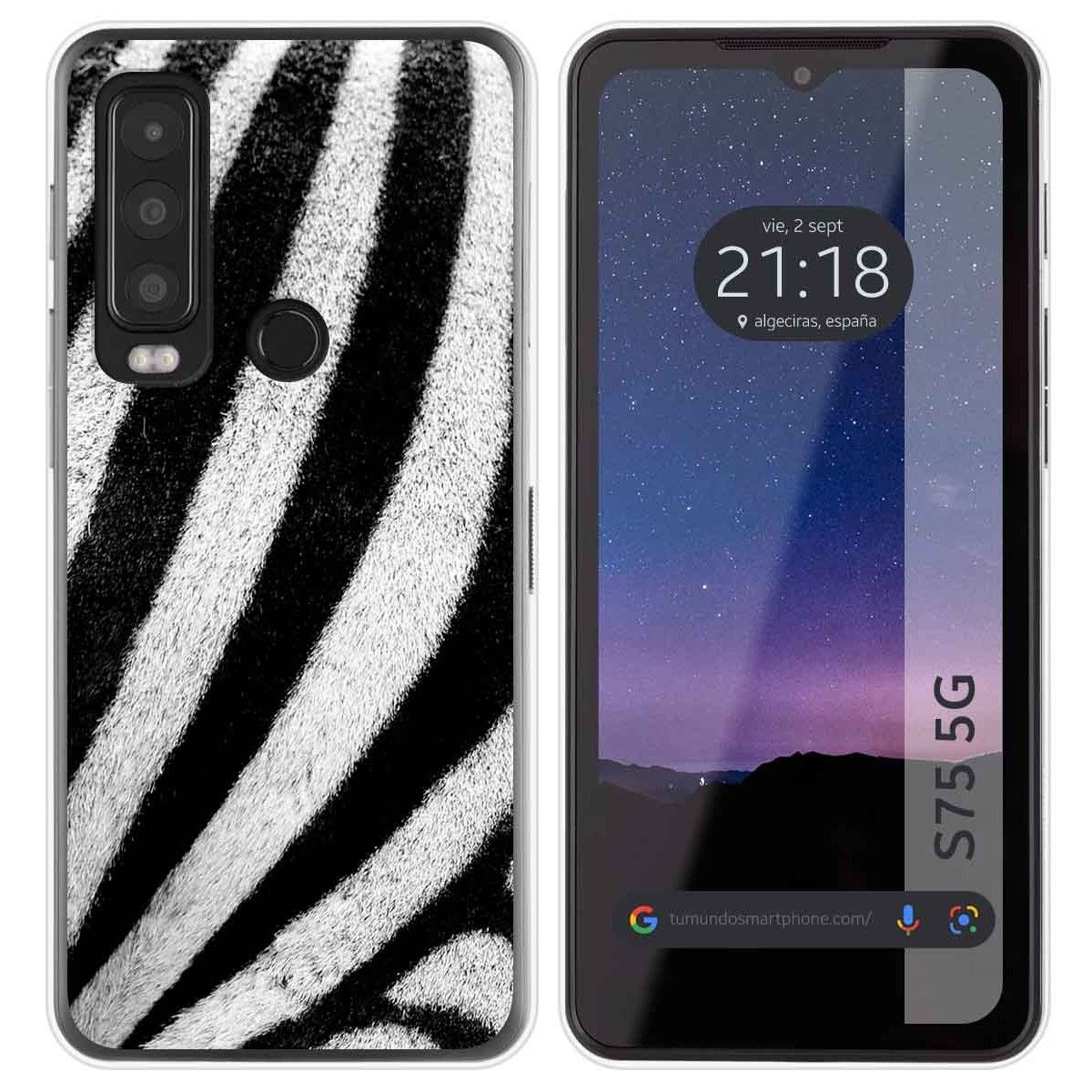 Funda Silicona para CAT S75 5G diseño Animal 02 Dibujos