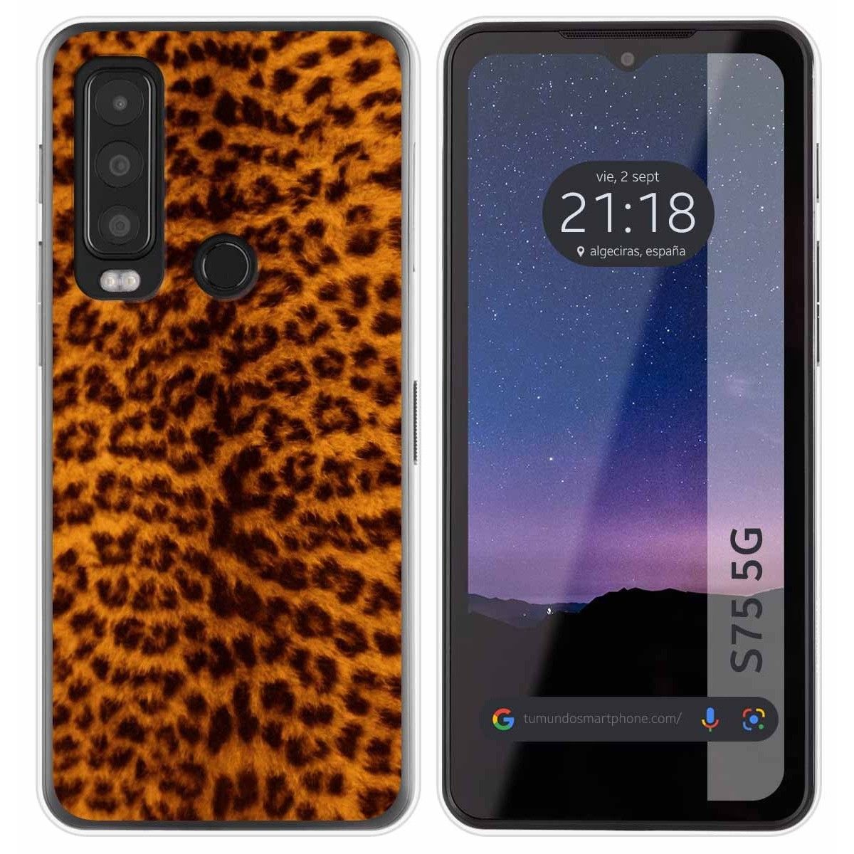 Funda Silicona para CAT S75 5G diseño Animal 03 Dibujos