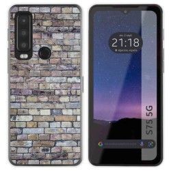 Funda Silicona para CAT S75 5G diseño Ladrillo 02 Dibujos