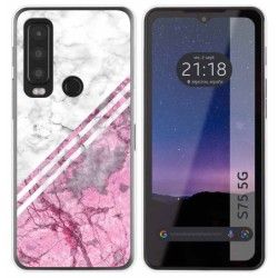 Funda Silicona para CAT S75 5G diseño Mármol 03 Dibujos