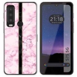 Funda Silicona para CAT S75 5G diseño Mármol 04 Dibujos