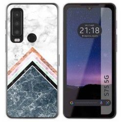 Funda Silicona para CAT S75 5G diseño Mármol 05 Dibujos