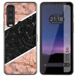 Funda Silicona para CAT S75 5G diseño Mármol 07 Dibujos