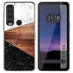 Funda Silicona para CAT S75 5G diseño Mármol 11 Dibujos