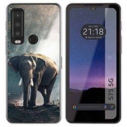 Funda Silicona para CAT S75 5G diseño Elefante Dibujos