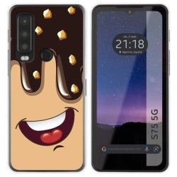 Funda Silicona para CAT S75 5G diseño Helado Chocolate Dibujos