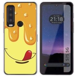 Funda Silicona para CAT S75 5G diseño Helado Vainilla Dibujos