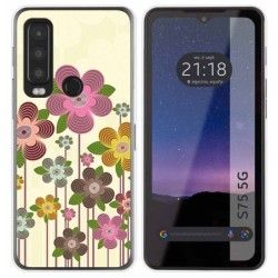 Funda Silicona para CAT S75 5G diseño Primavera En Flor Dibujos