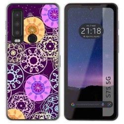 Funda Silicona para CAT S75 5G diseño Radial Dibujos