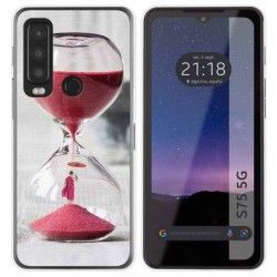 Funda Silicona para CAT S75 5G diseño Reloj Dibujos