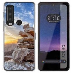 Funda Silicona para CAT S75 5G diseño Sunset Dibujos