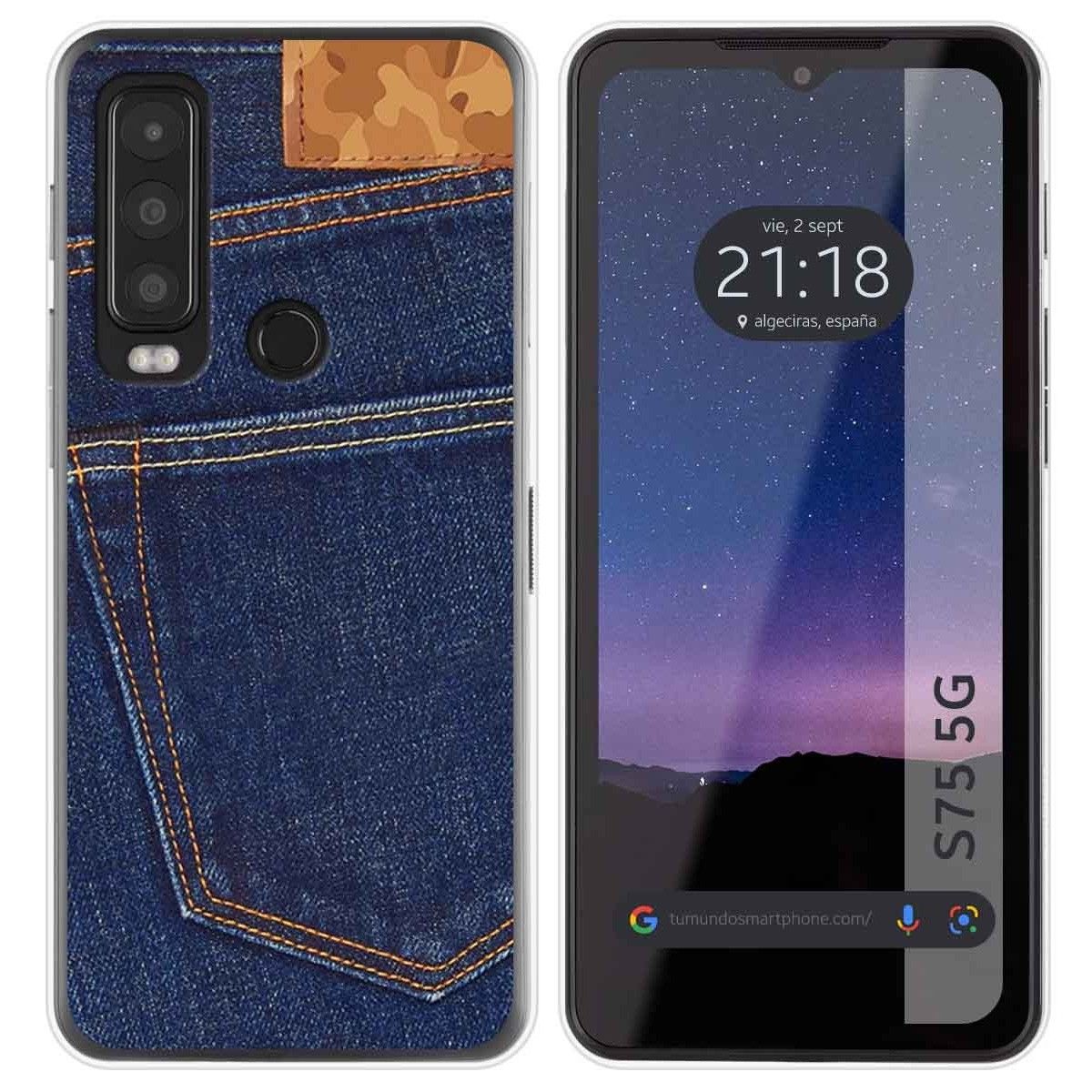 Funda Silicona para CAT S75 5G diseño Vaquero Dibujos