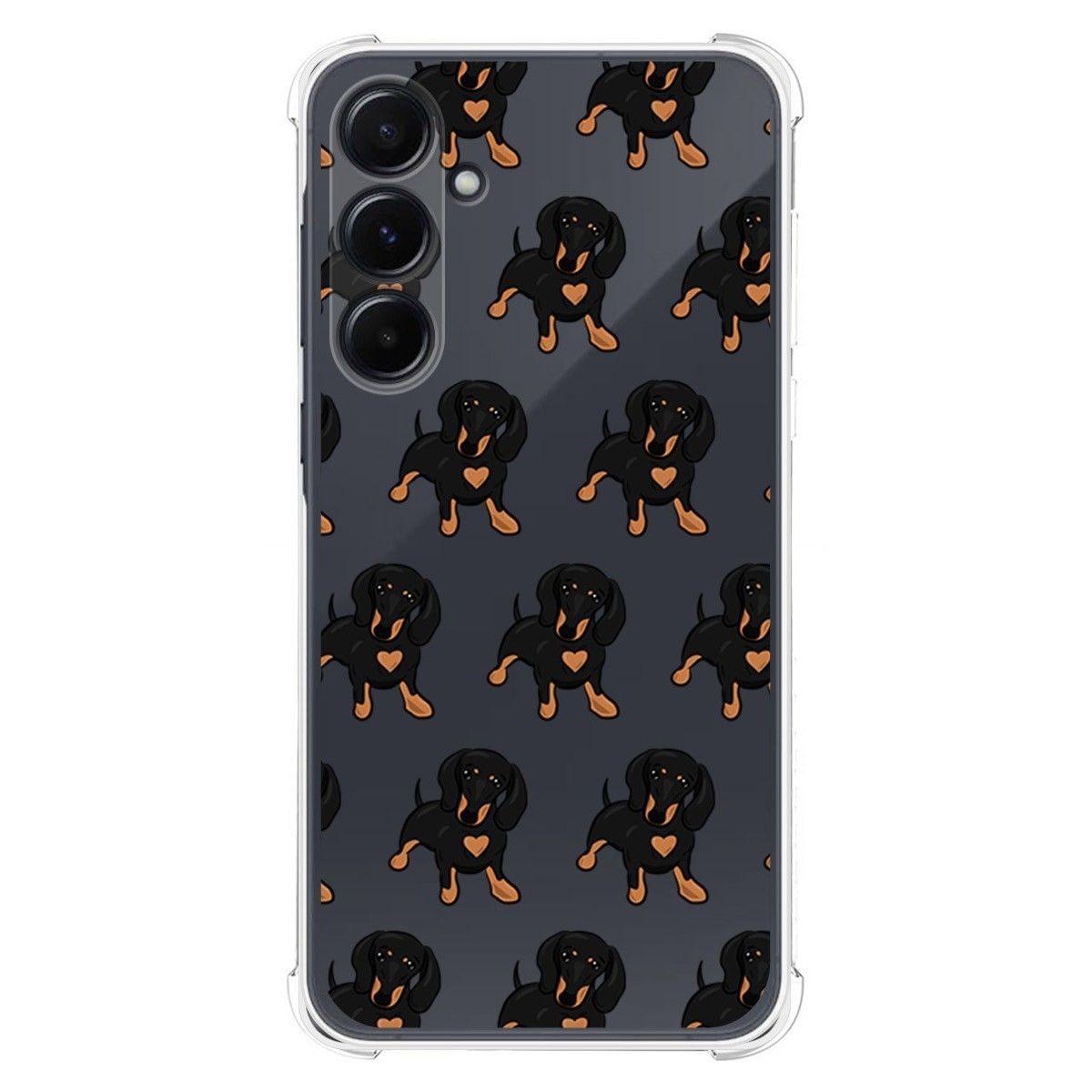 Funda Silicona Antigolpes para Samsung Galaxy A35 5G diseño Perros 10 Dibujos