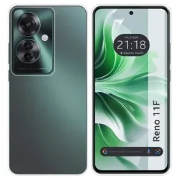 Funda Silicona Gel TPU Transparente para Oppo Reno 11F 5G