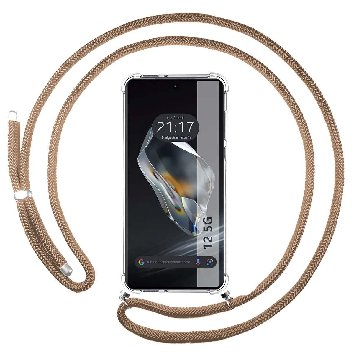 Funda Colgante Transparente para Oneplus 12 5G con Cordon Camel